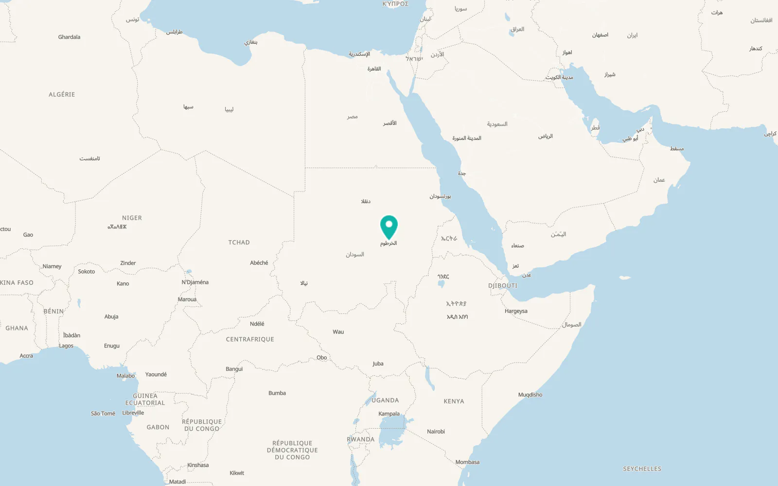 Map of ِAl Taif
