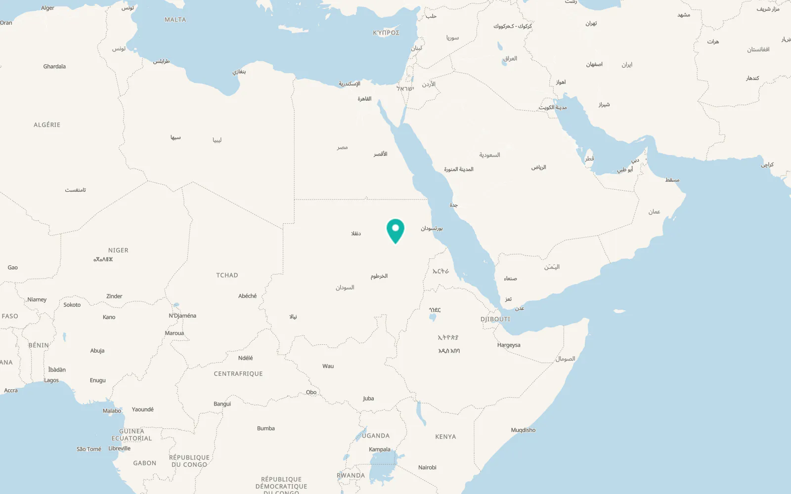 Map of Berber