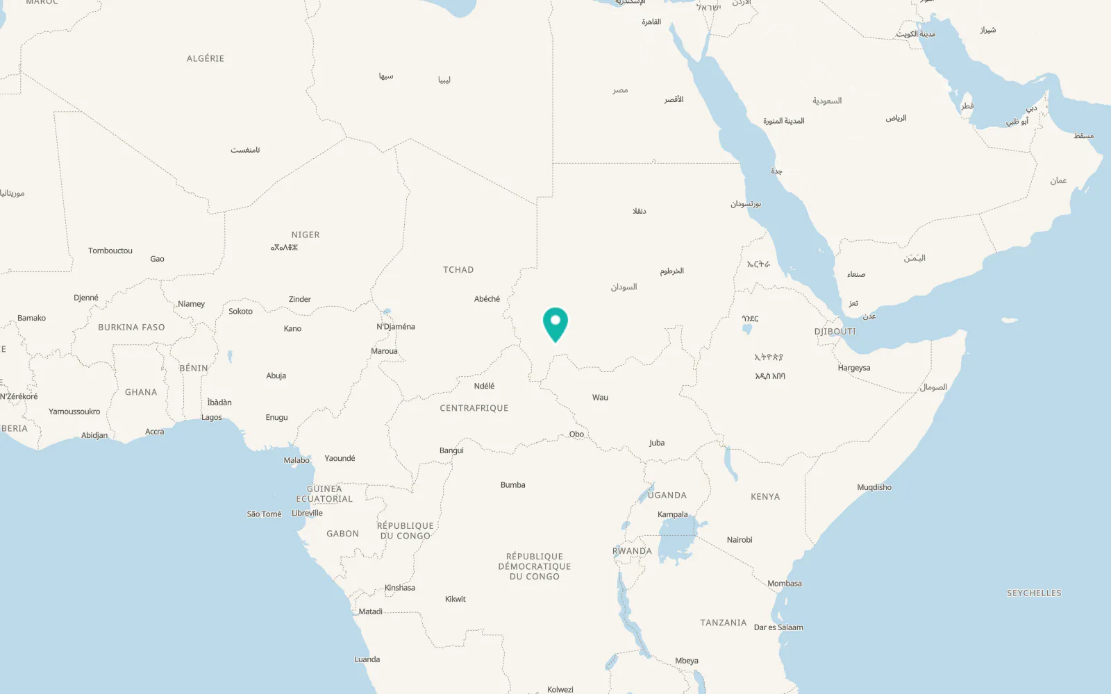 Map of Burām