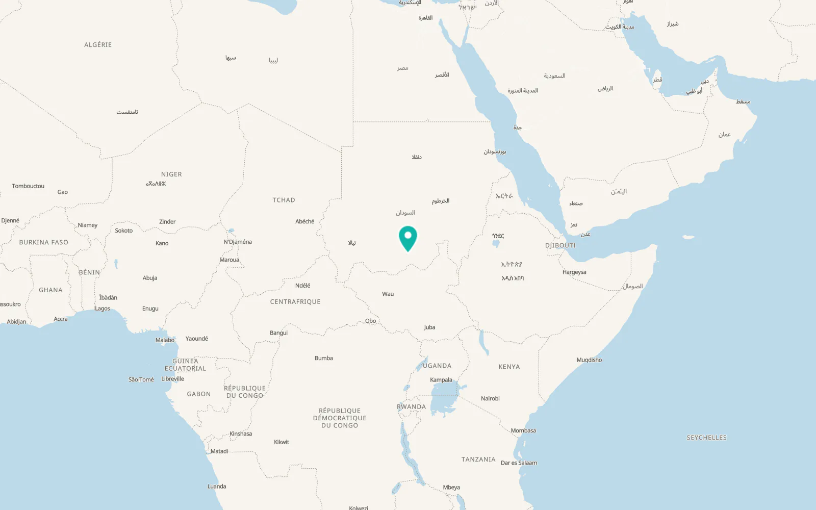 Map of Kadugli