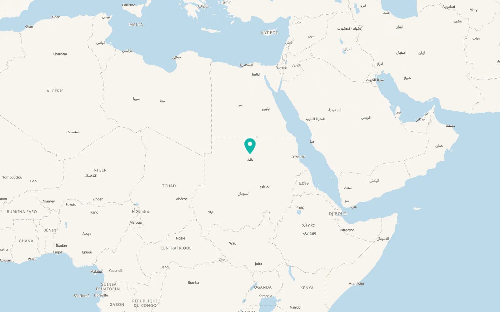 Map of Karmah an Nuzul