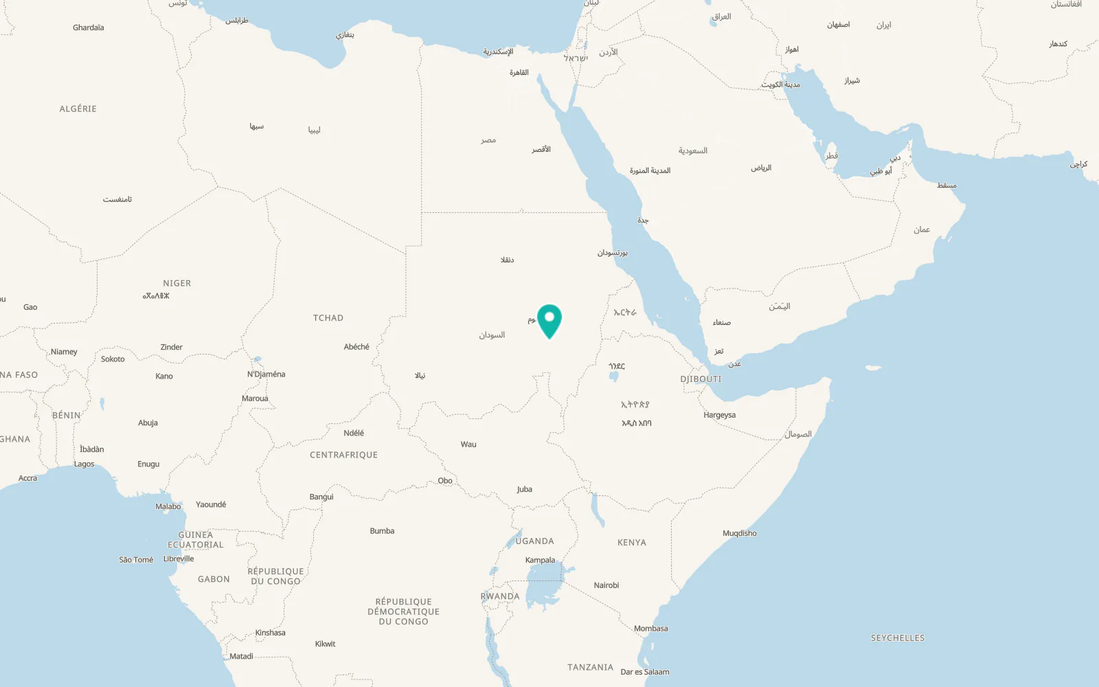 Map of Kināna