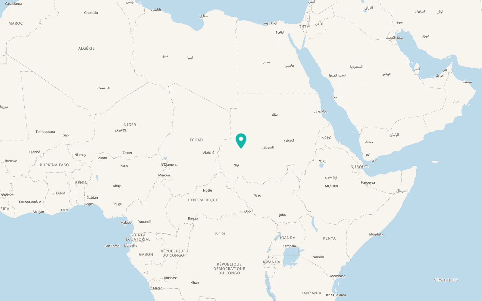 Map of Mellit