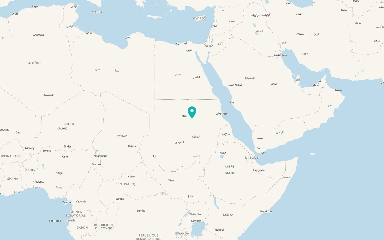 Map of Merowe