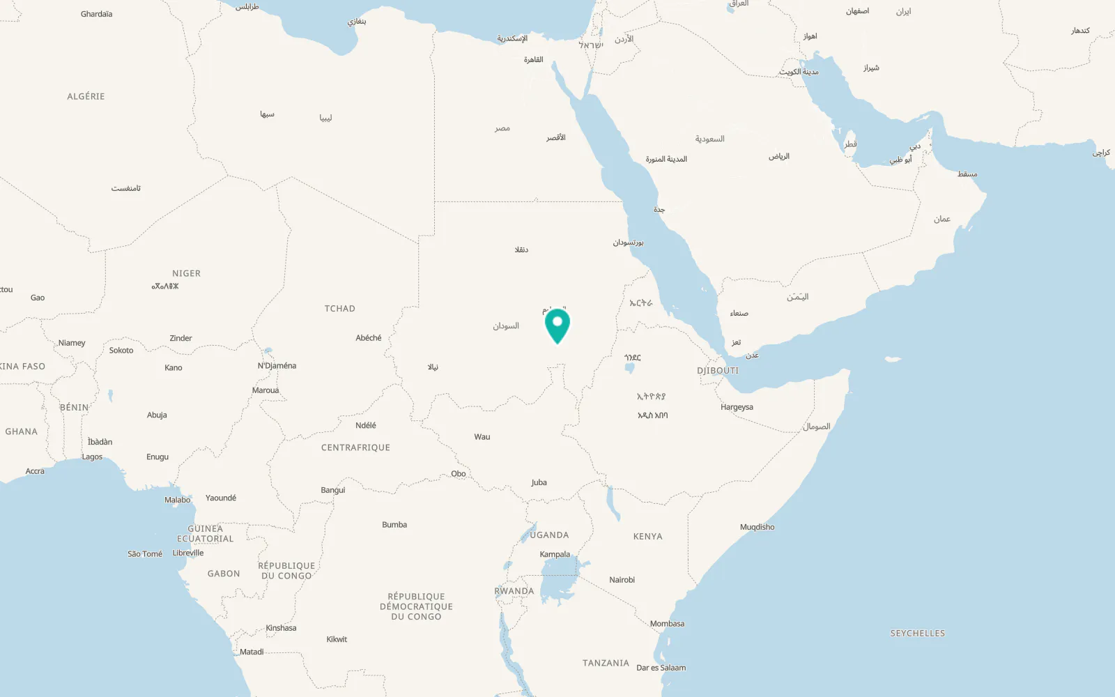 Map of Rabak