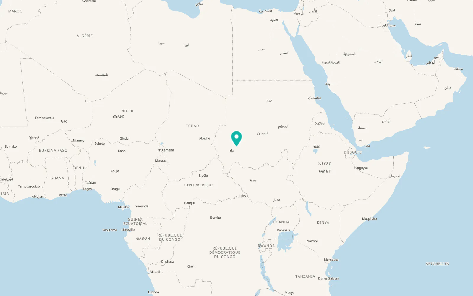 Map of Sh'īarīah