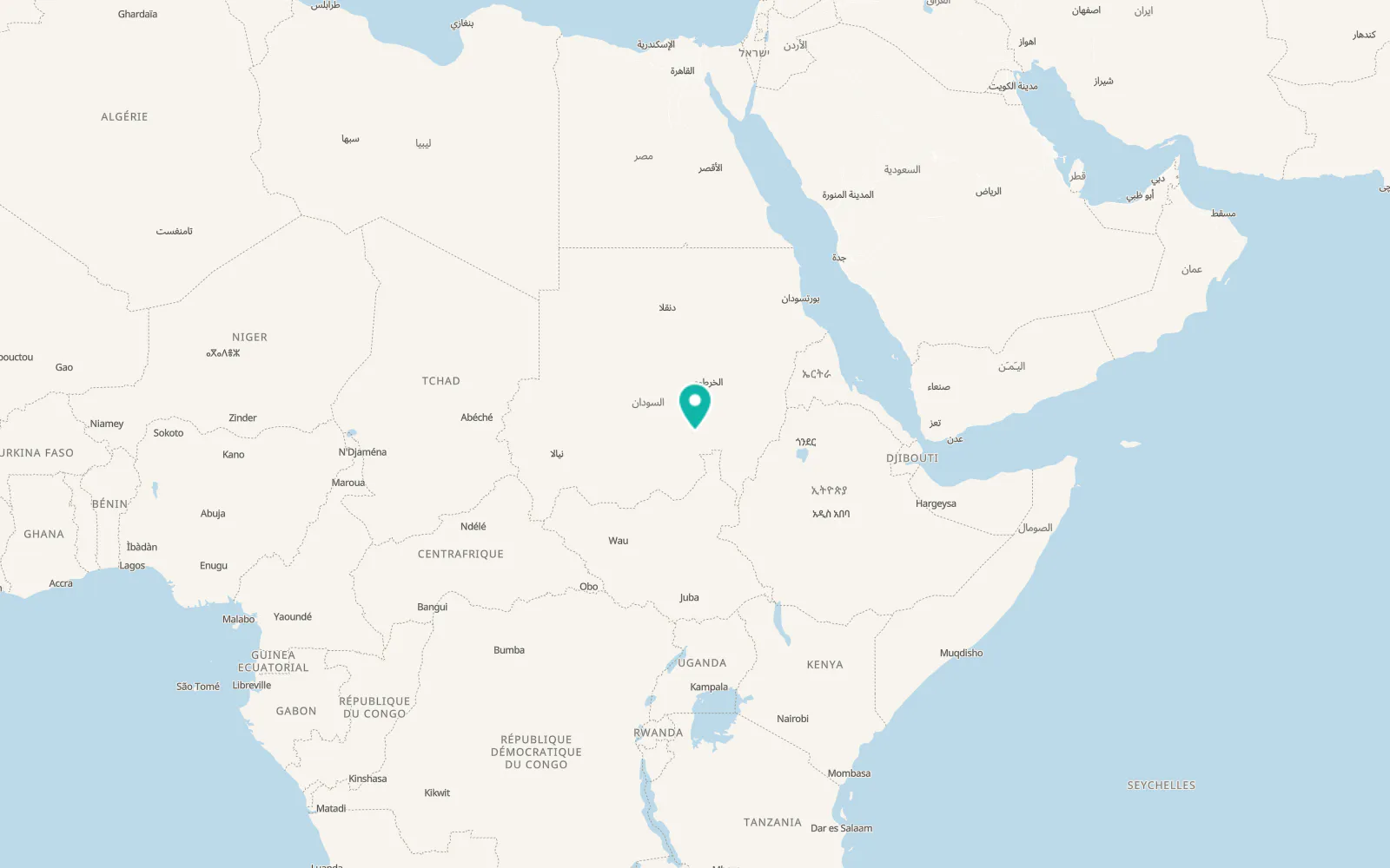 Map of Tandaltī