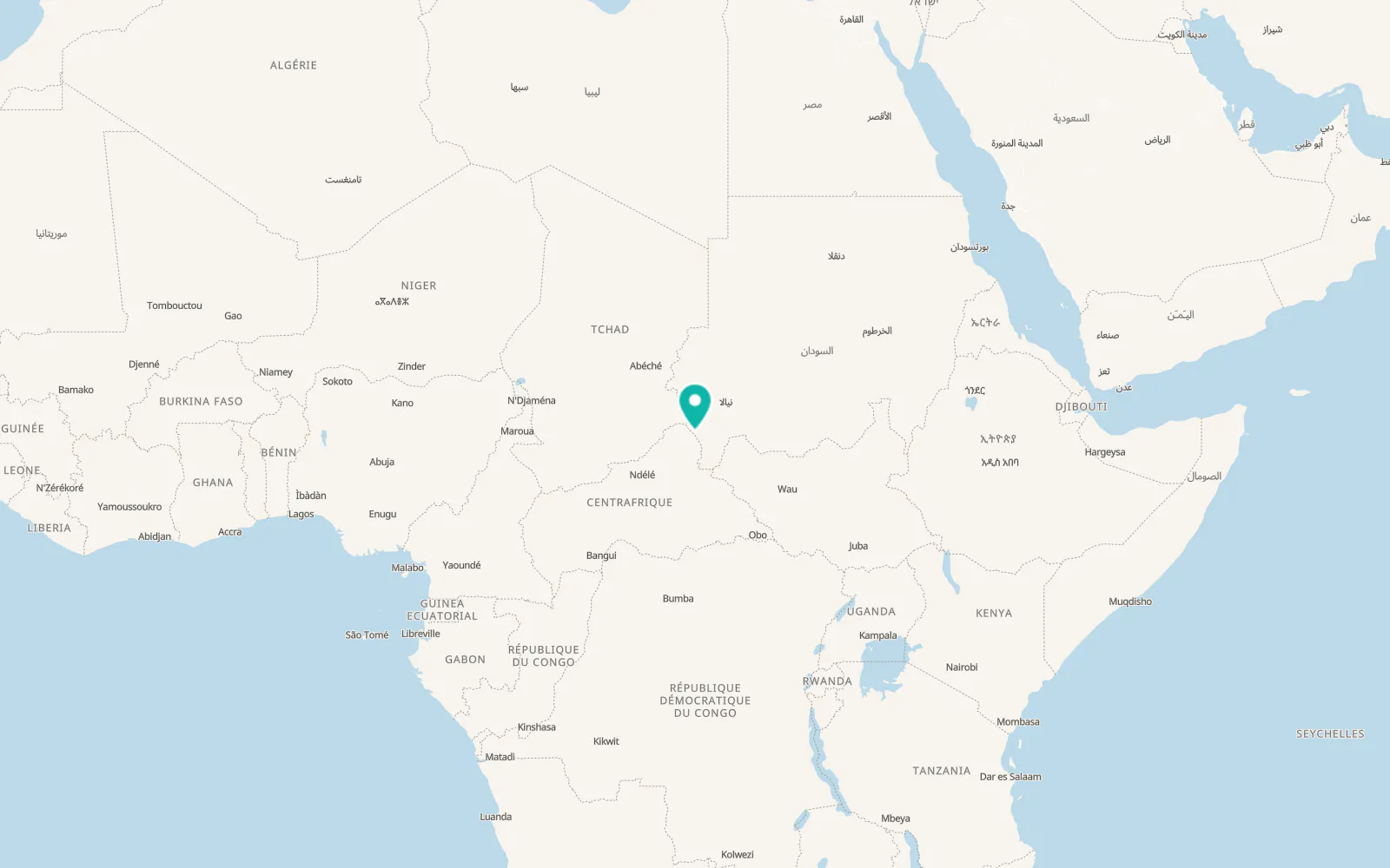 Map of Umm Dafog