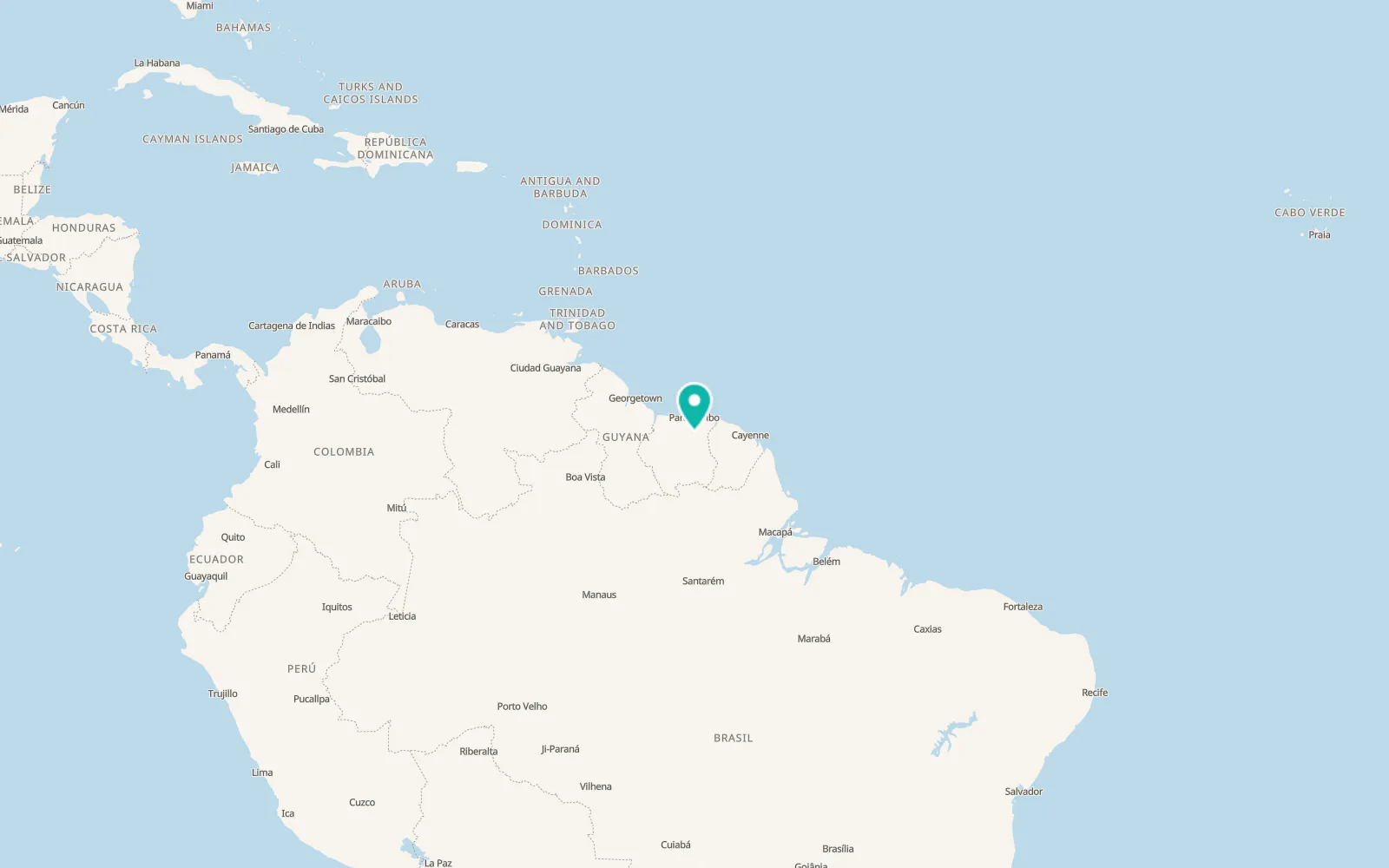 Map of Brownsweg