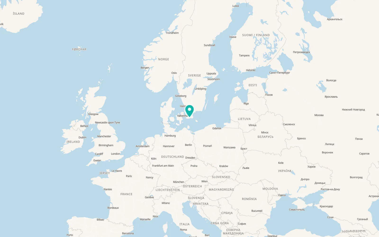 Map of Abbekås