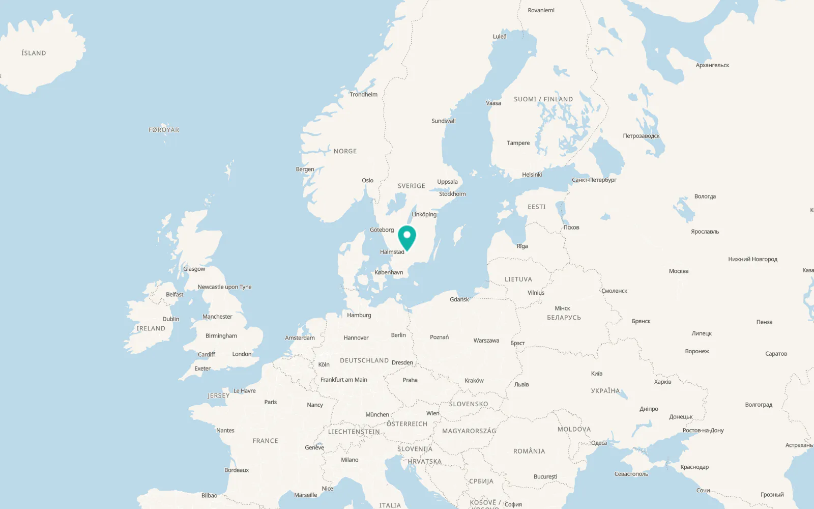 Map of Älmhult