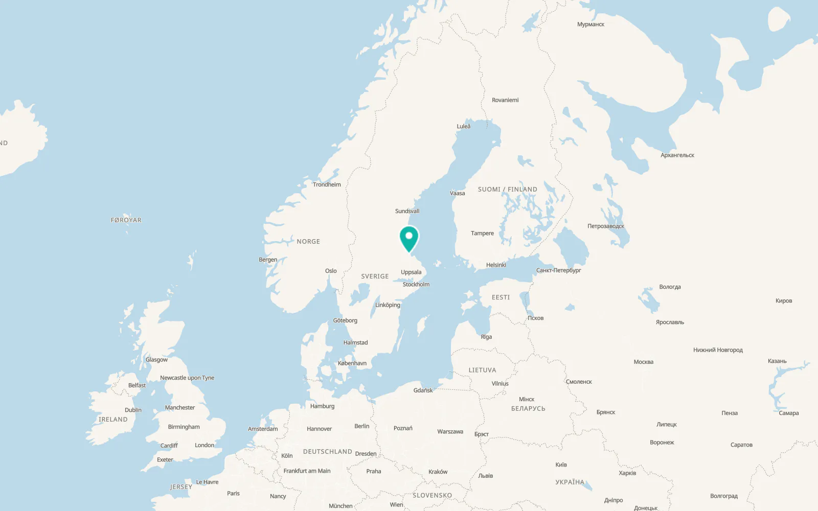 Map of Älvkarleby