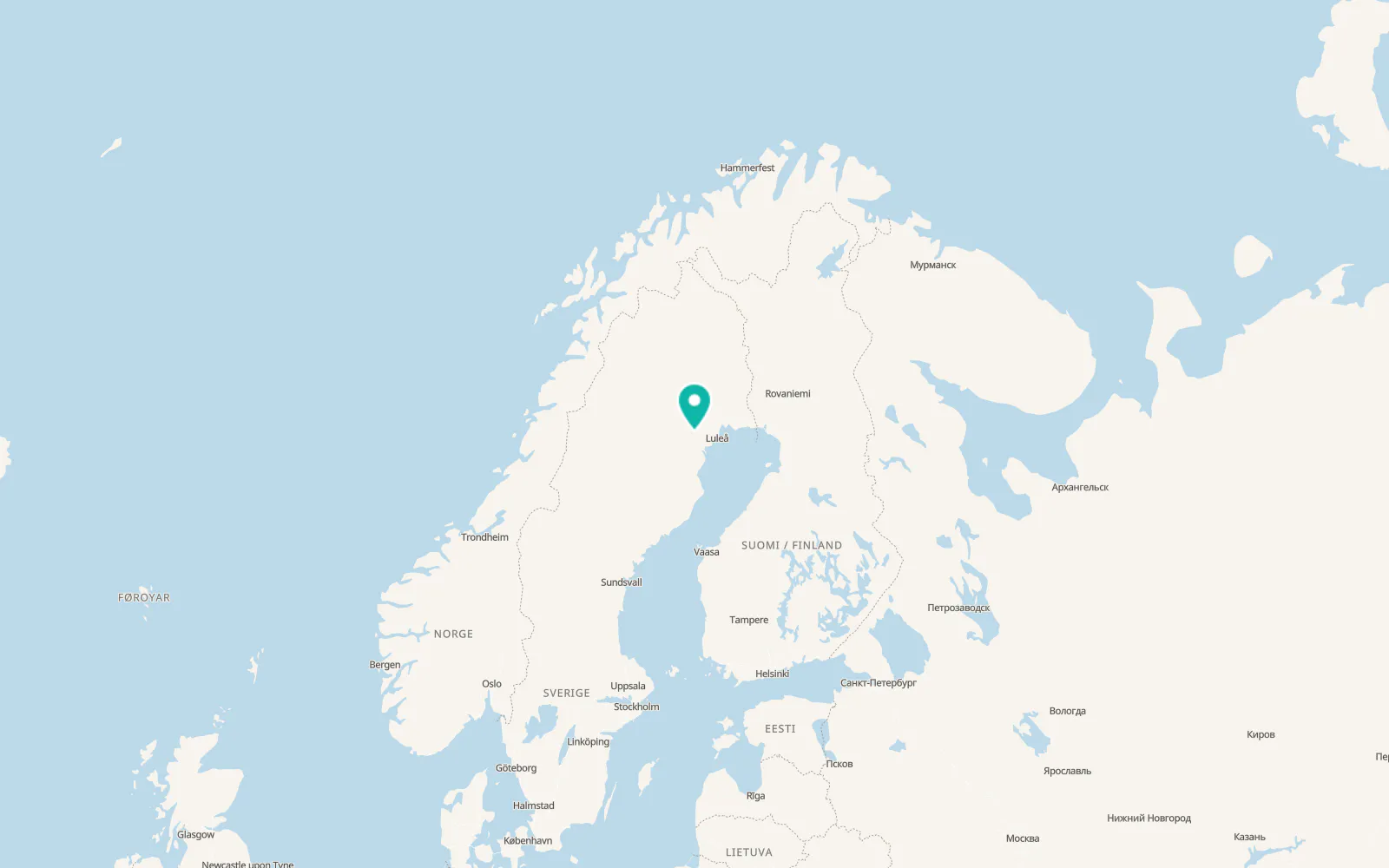 Map of Älvsbyn