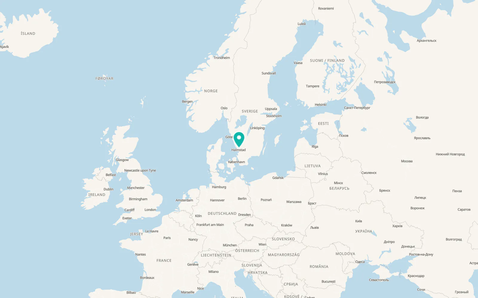 Map of Åled