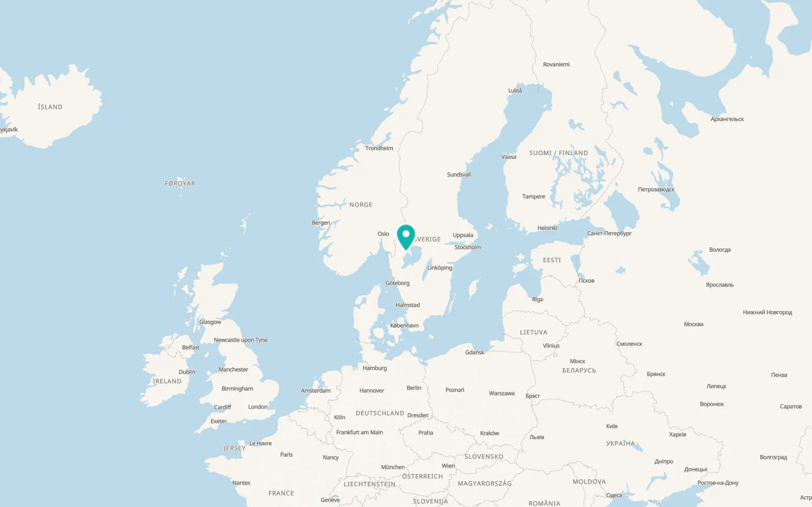 Map of Åmål