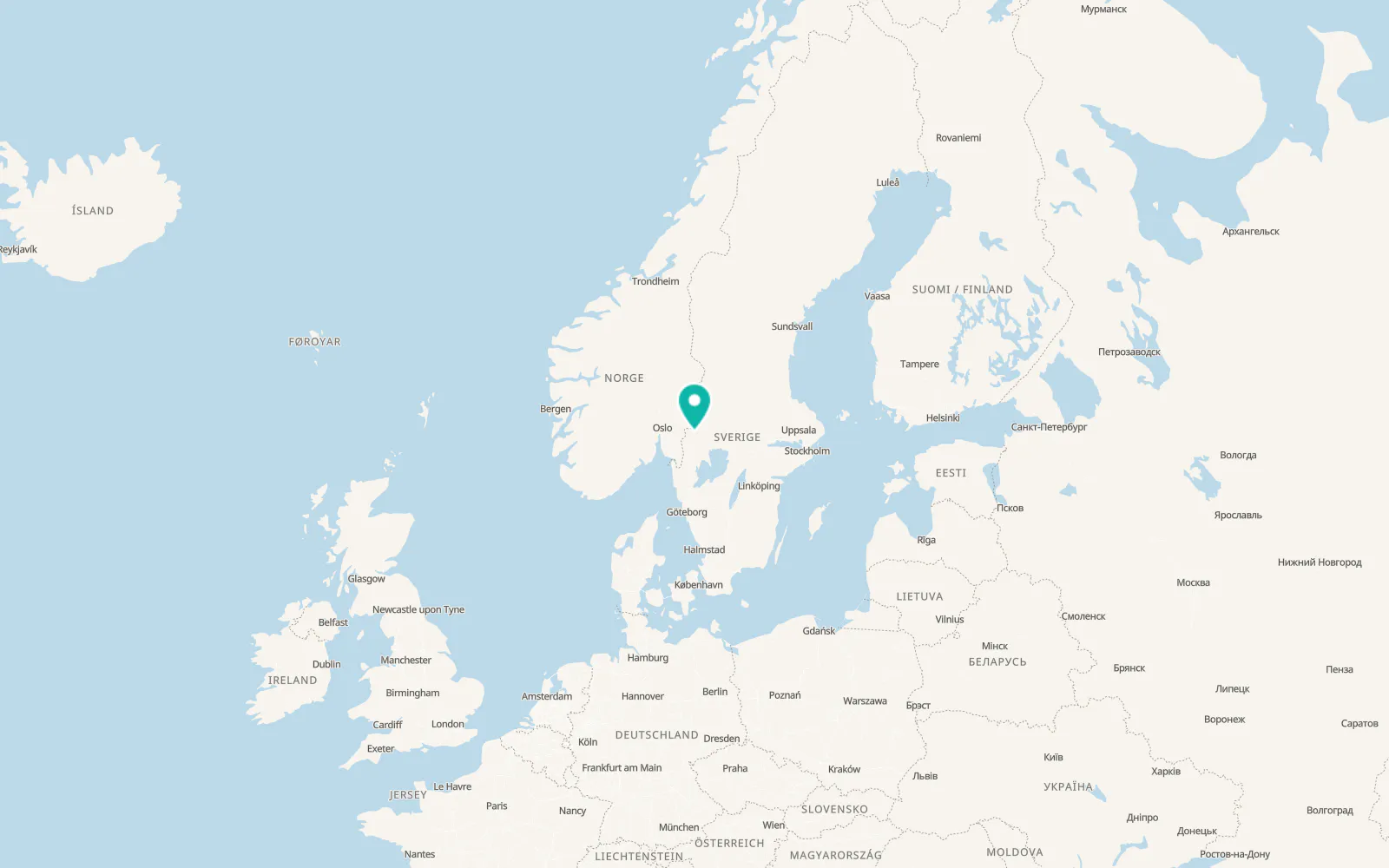 Map of Åmotfors