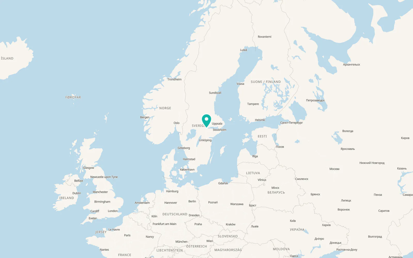 Map of Arboga