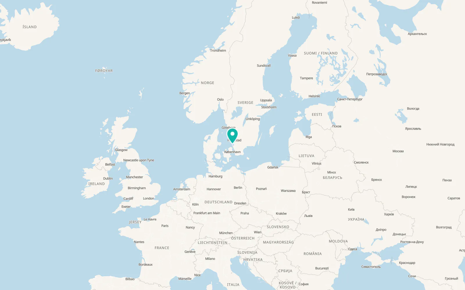 Map of Arild