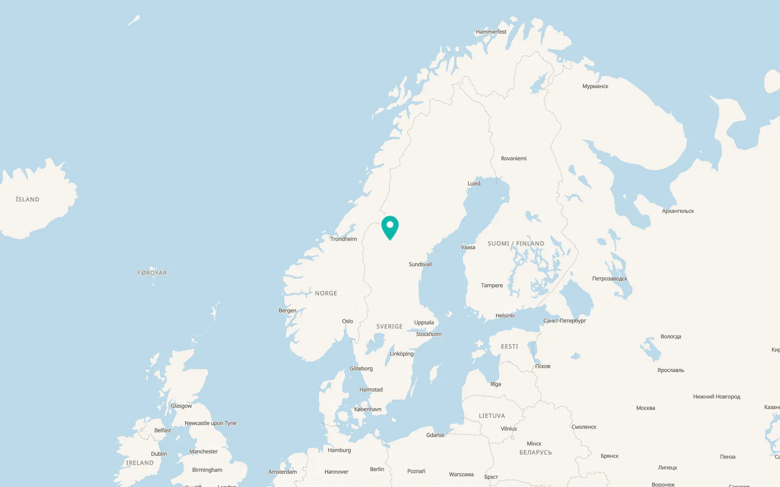 Map of Ås