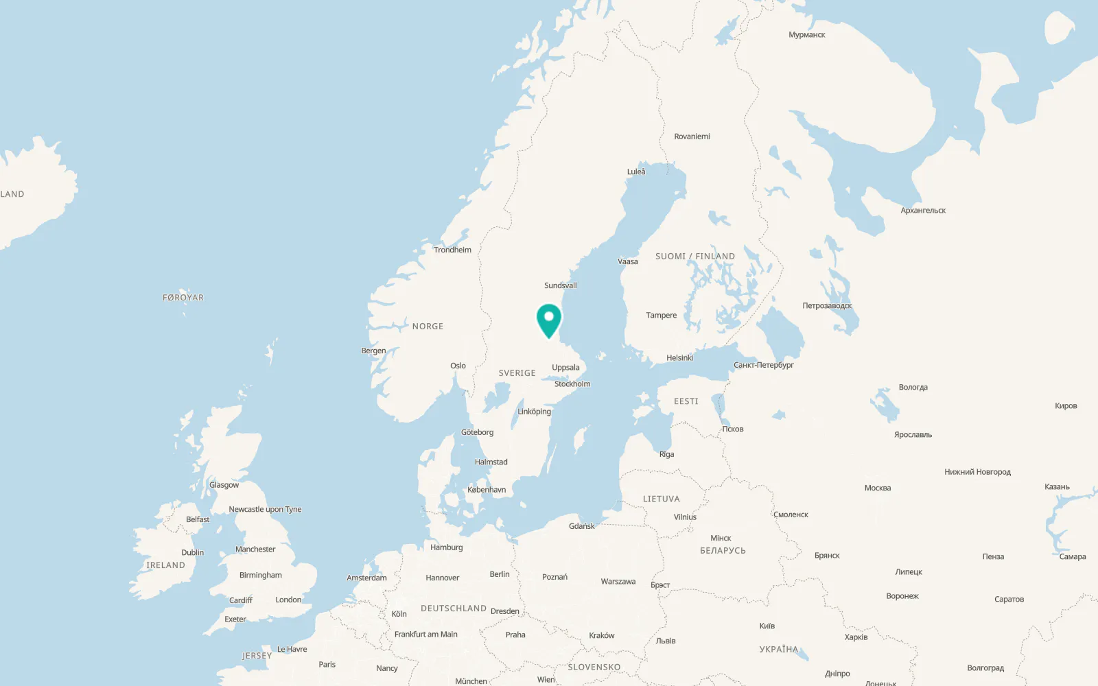 Map of Åshammar