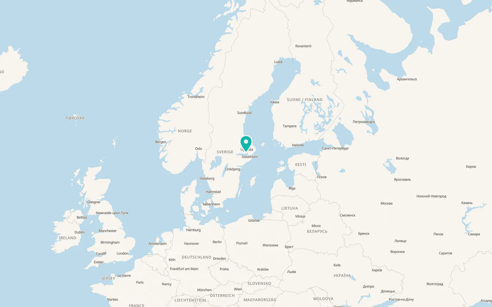 Map of Bålsta