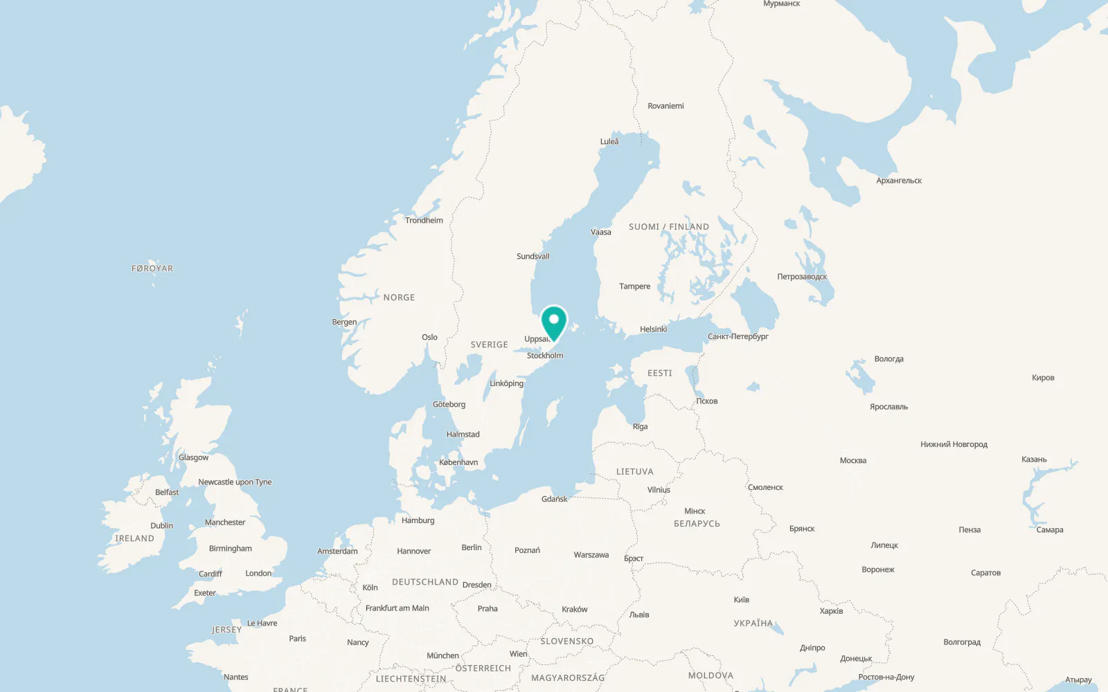 Map of Bergshamra