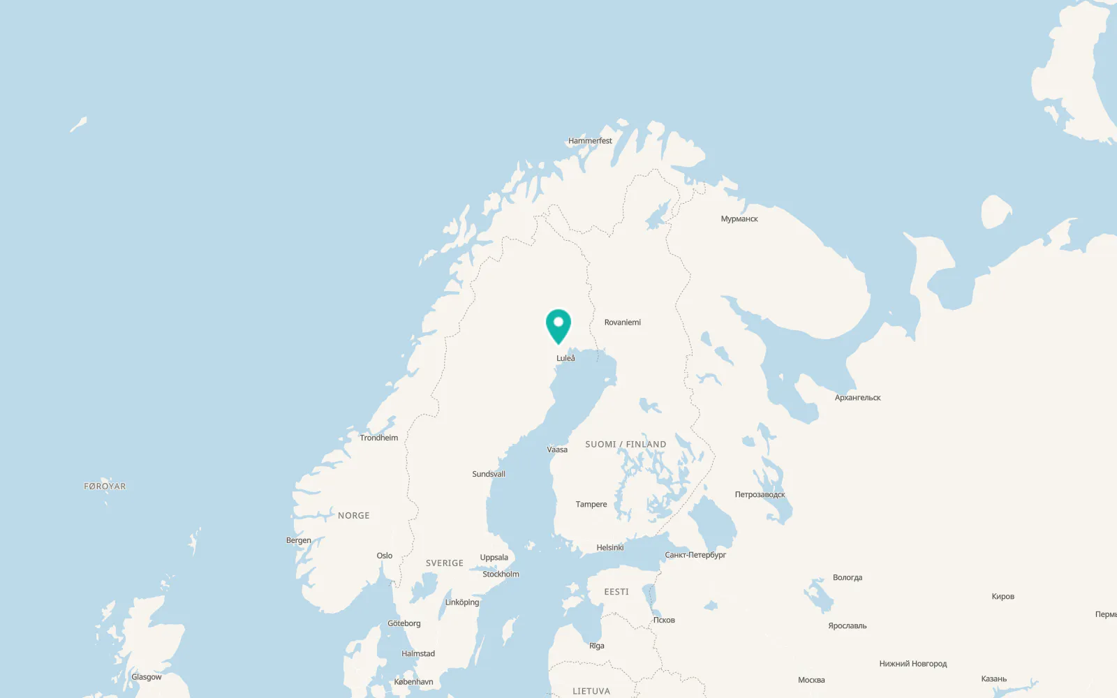 Map of Boden