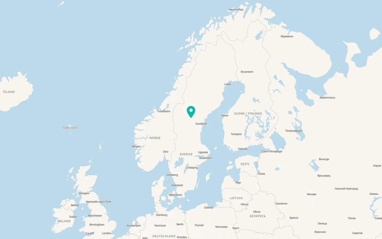 Map of Bräcke