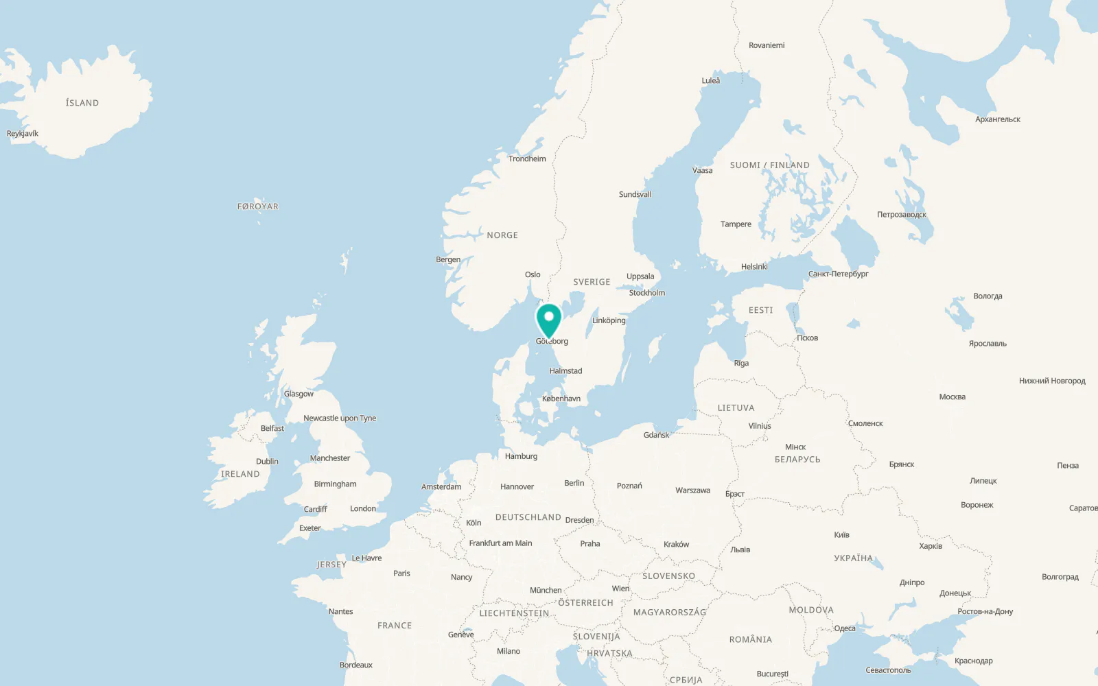 Map of Brännö