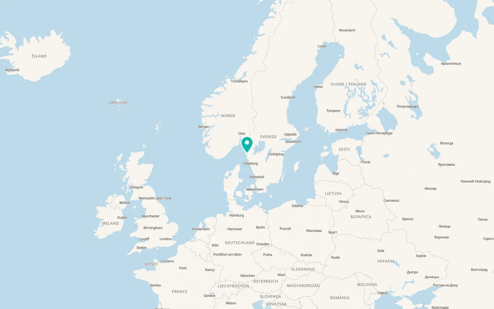 Map of Brastad