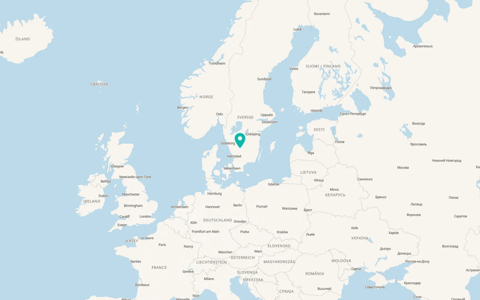 Map of Bredaryd