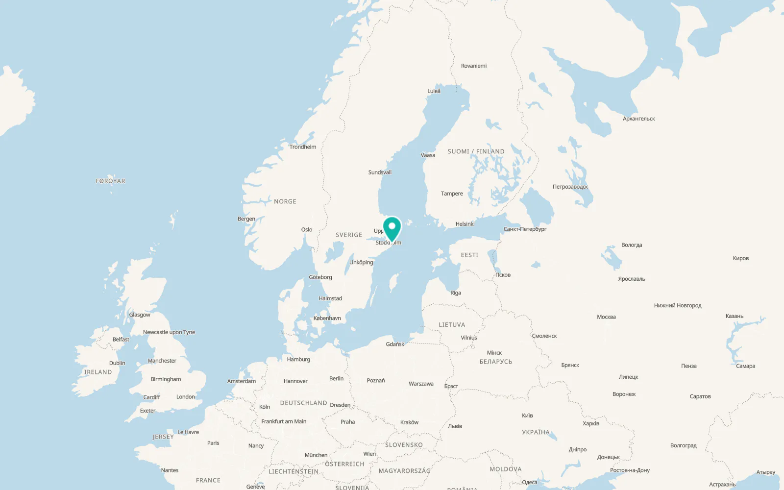 Map of Brevik