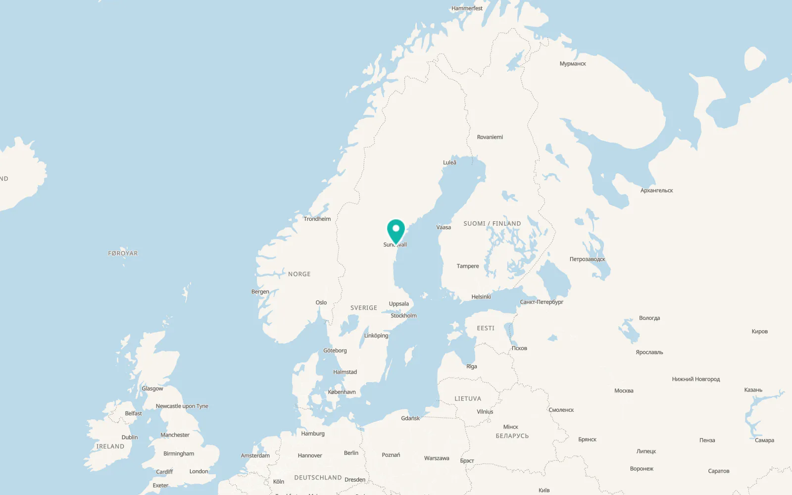Map of Dingersjö