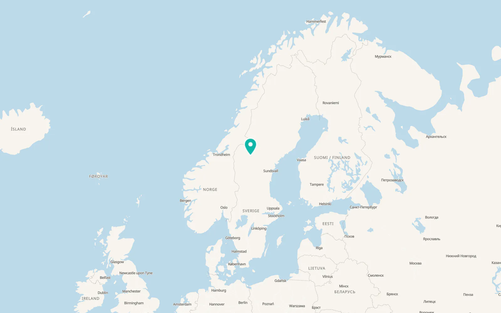Map of Dvärsätt