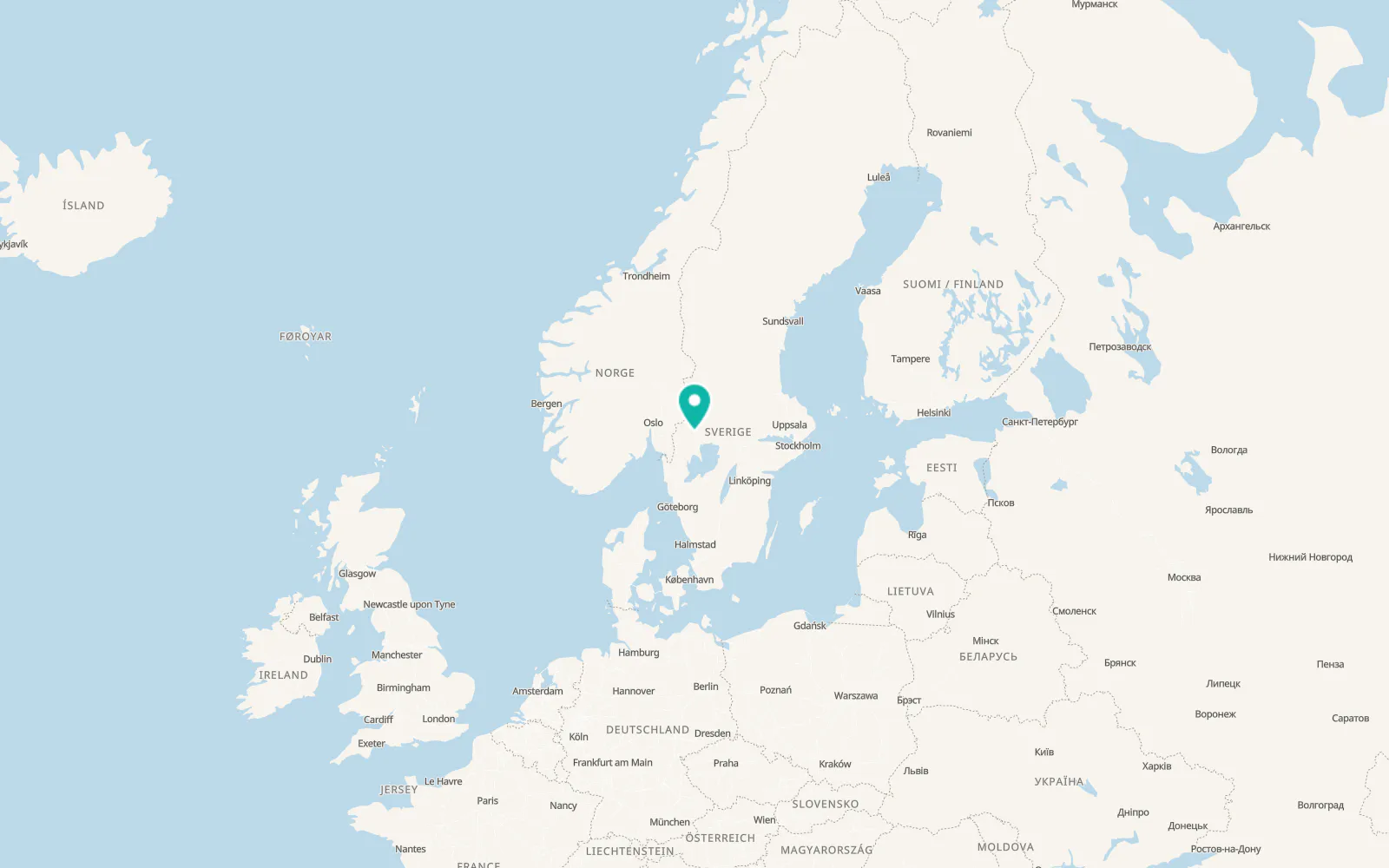 Map of Edane