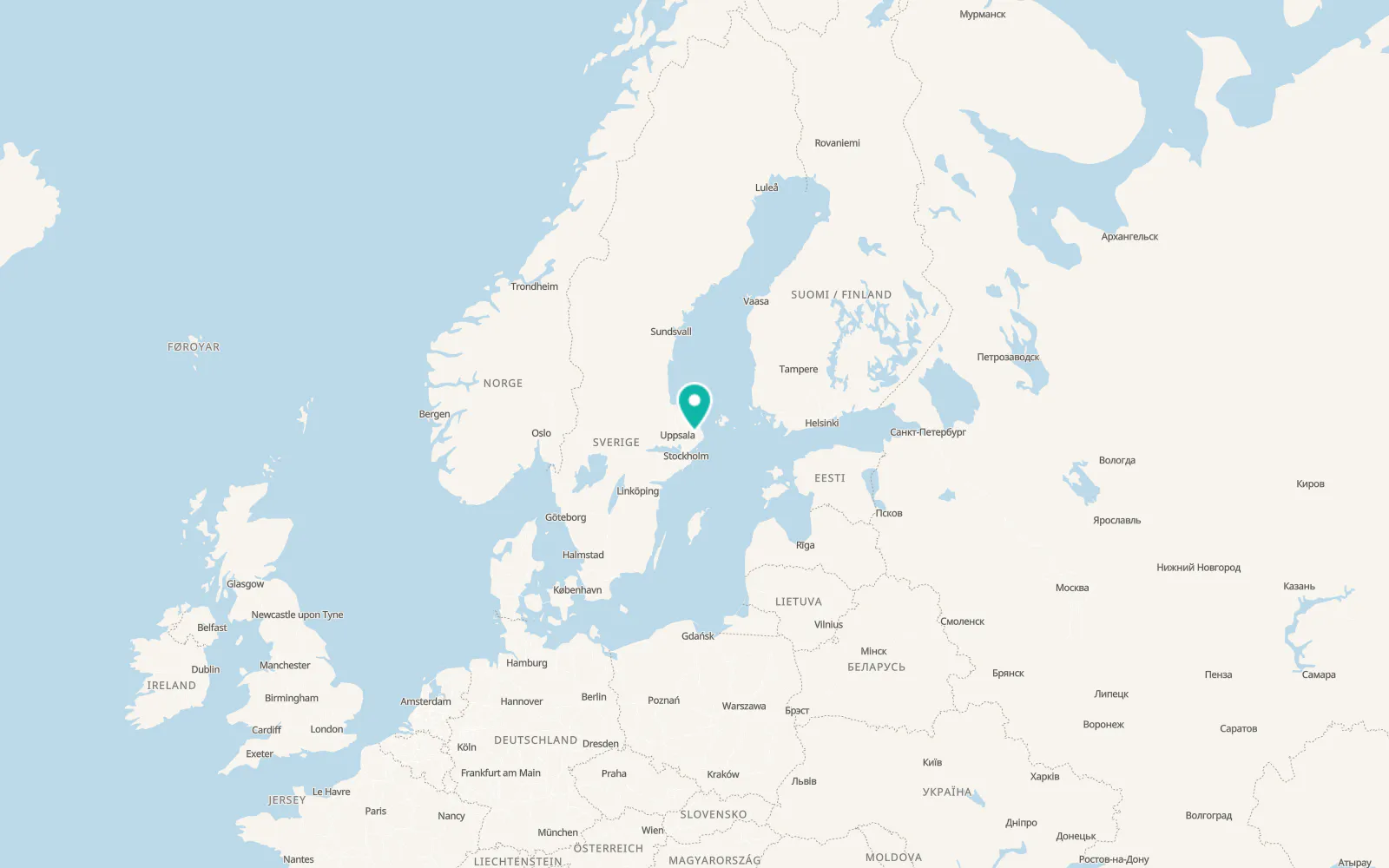 Map of Edsbro