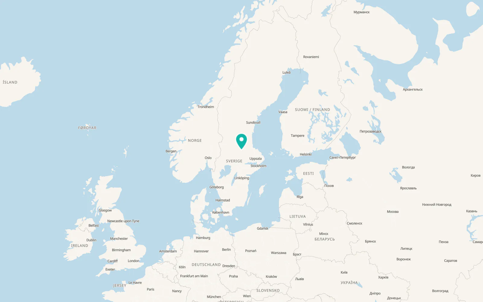 Map of Enbacka