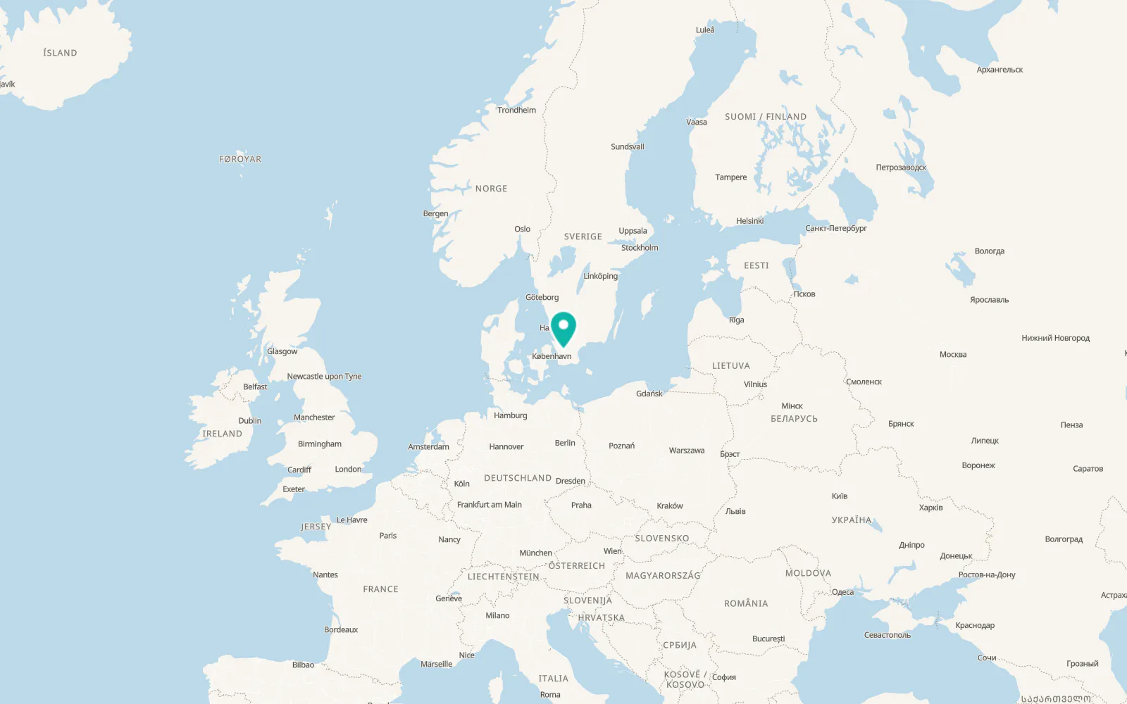 Map of Eslöv