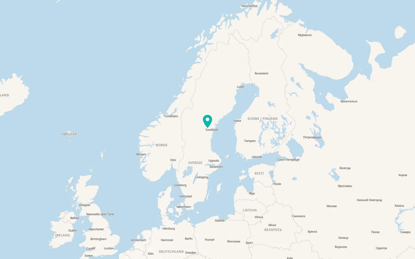 Map of Fanbyn