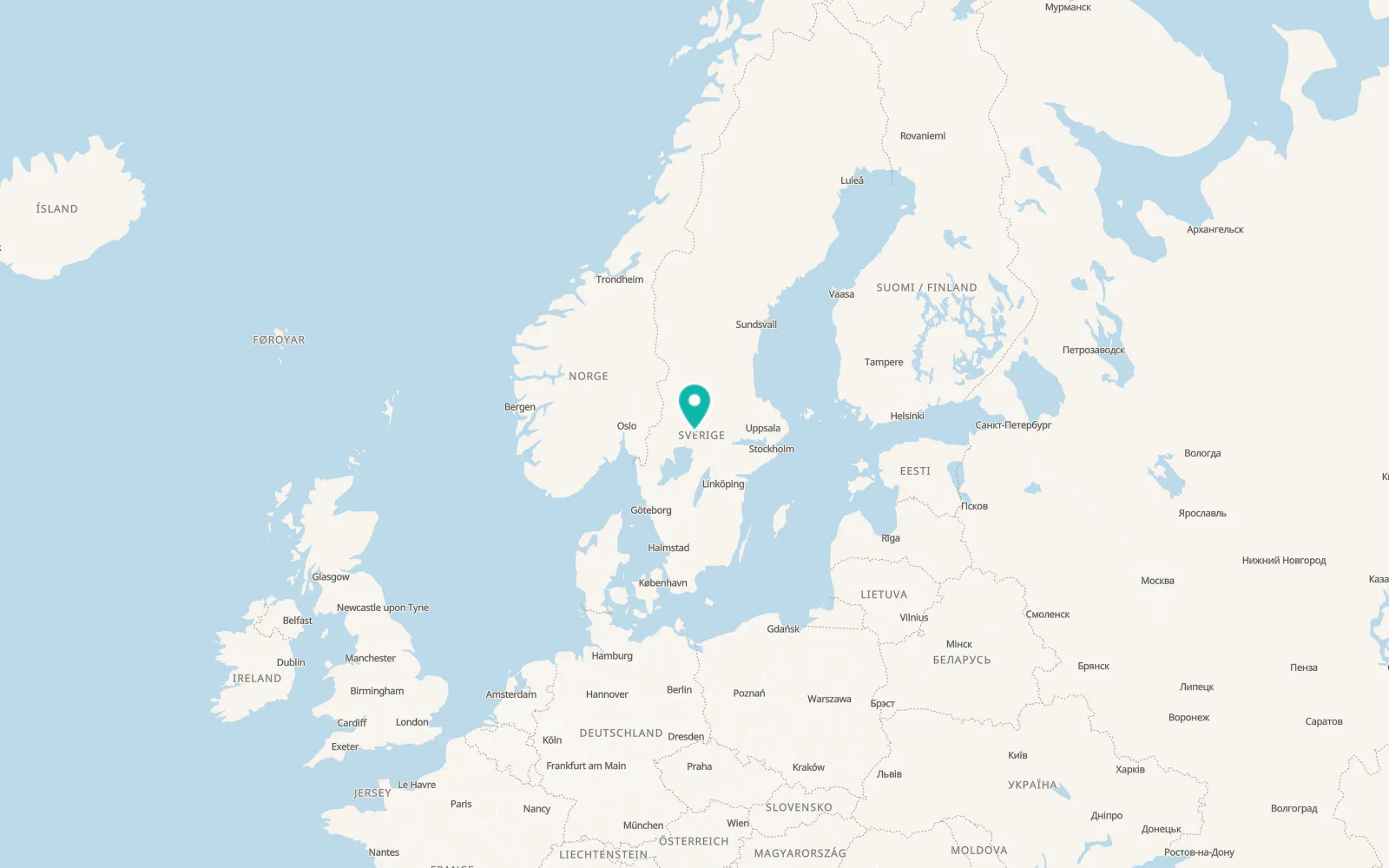 Map of Filipstad