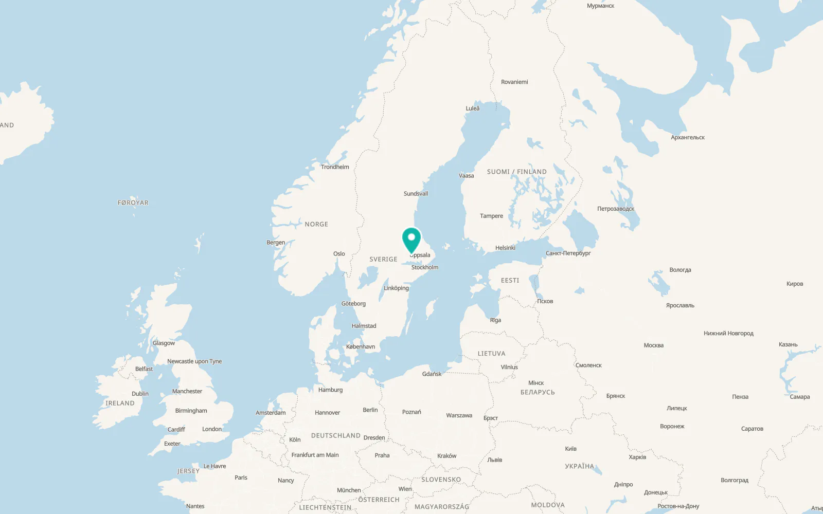 Map of Fjärdhundra