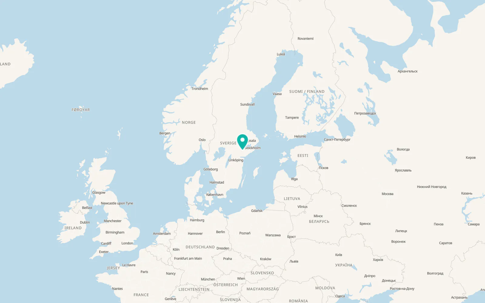 Map of Flen