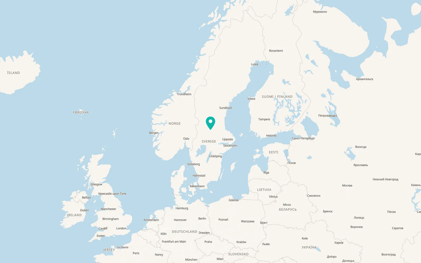 Map of Floda