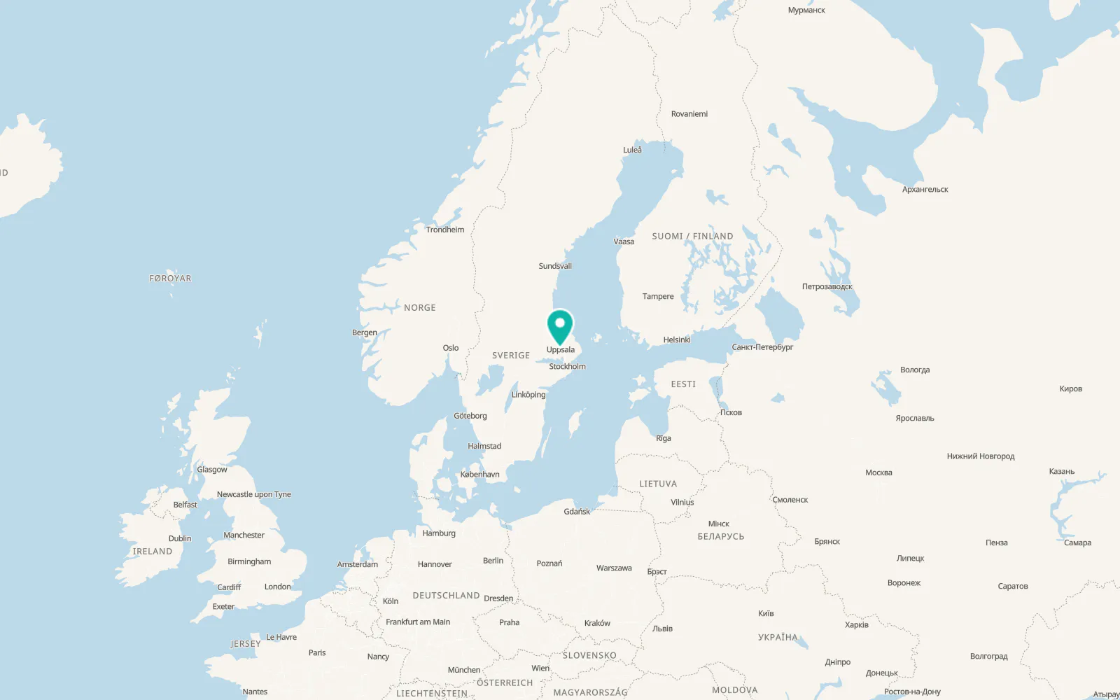 Map of Flogsta