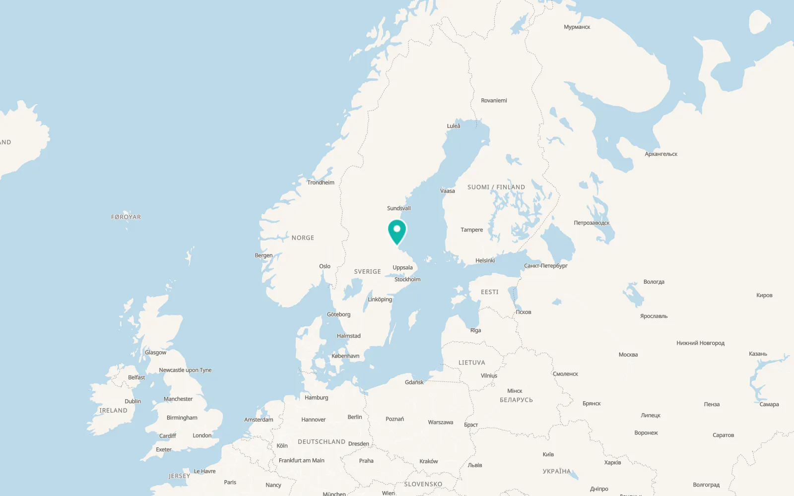 Map of Forsby