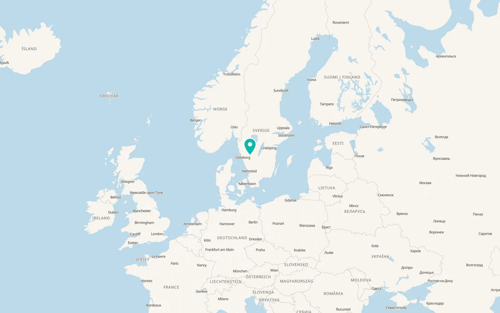 Map of Frufällan