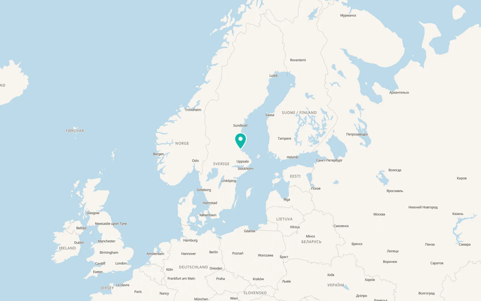 Map of Furuvik