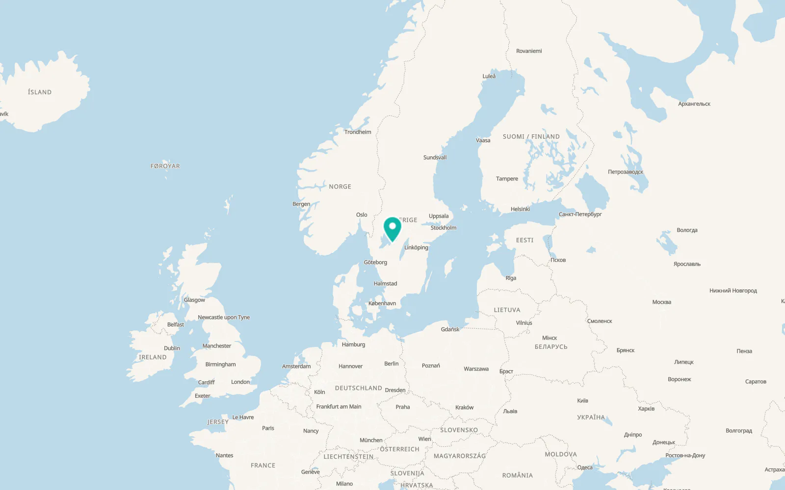 Map of Götene