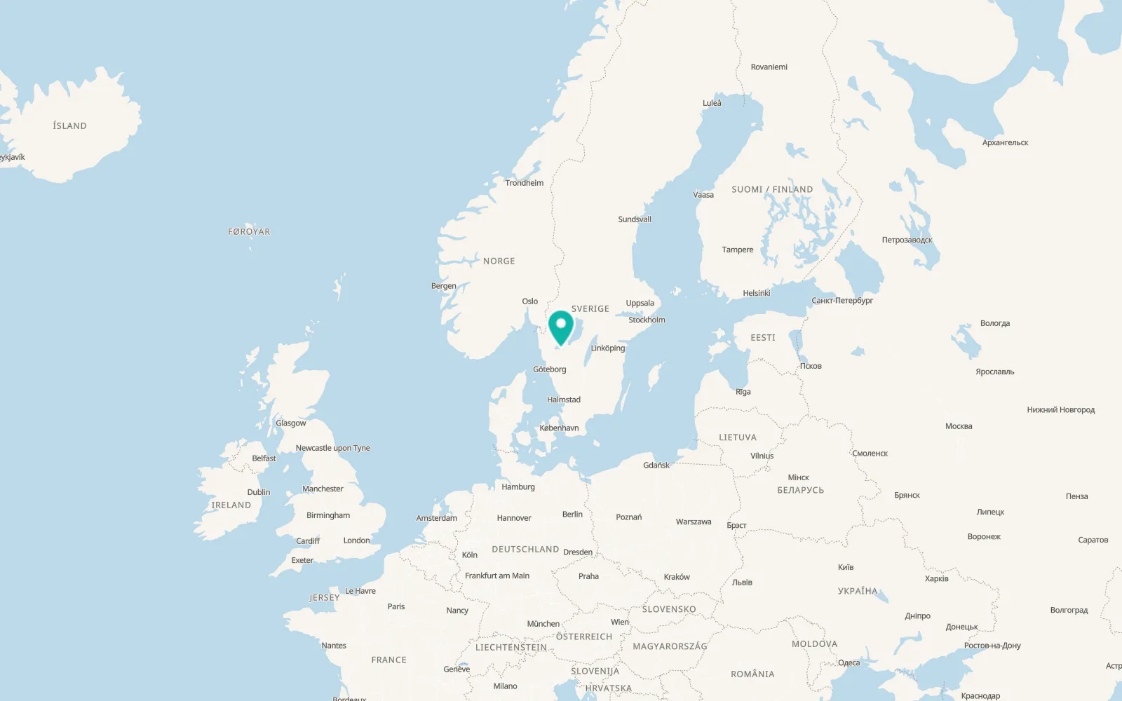 Map of Grästorp