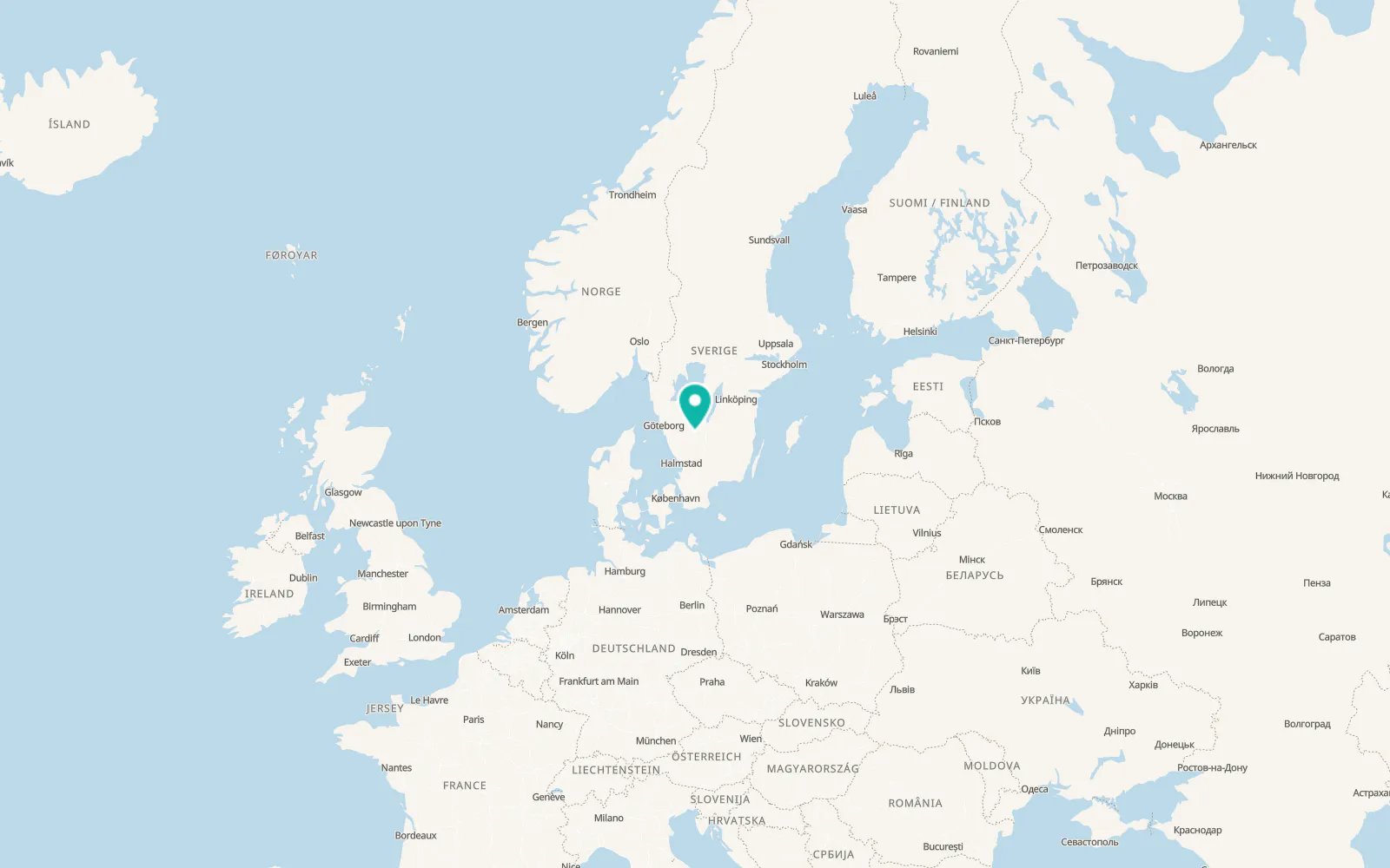 Map of Grimsås